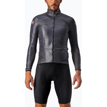 Castelli Мъжко яке за колоездене Castelli Aria Shell dark grey
