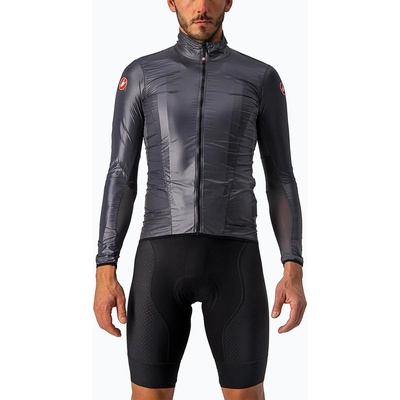 Castelli Мъжко яке за колоездене Castelli Aria Shell dark grey