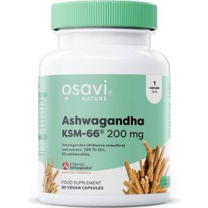 Osavi Ashwagandha KSM-66 200 mg, 60 Vegan Capsules