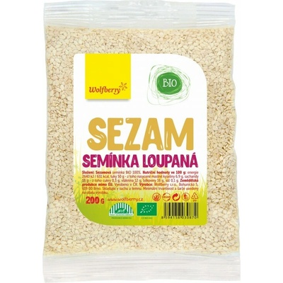 Wolfberry Sezam semínka loupaná BIO 200 g