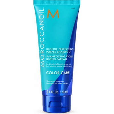 Moroccanoil Blonde Perfecting Neutralizačný šampón pre blond vlasy 70 ml