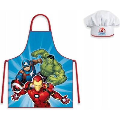 BrandMac Zástera pre deti s kuchárskou čiapkou Avengers