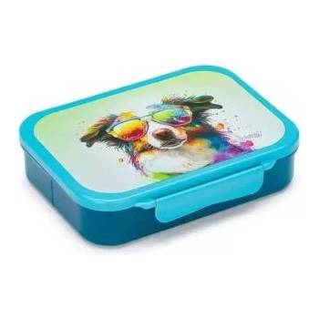 KARTON P+P Кутия за обяд с модел на куче, разделена