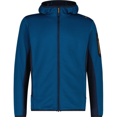 CMP Мъжко поларено яке CMP Jacket Fix Hood with Sleeve Pocket Fleece jacket - Petroleum - размер 46 (EU) (005-7016-0411)