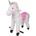 Chipolino Плюшен еднорог на колела Chipolino - Със звук, розов (RHWSO02502PINK)