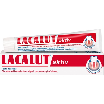 Lacalut Aktiv chrání před krvácením dásní a parodontózou 75 ml
