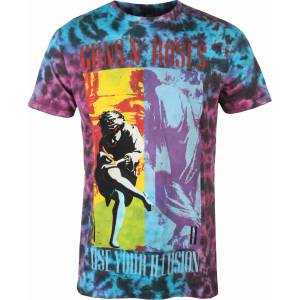 ROCK OFF мъжка тениска Guns N' Roses - Use Your Illusion - BLUE - ROCK OFF - GNRTS127MDD