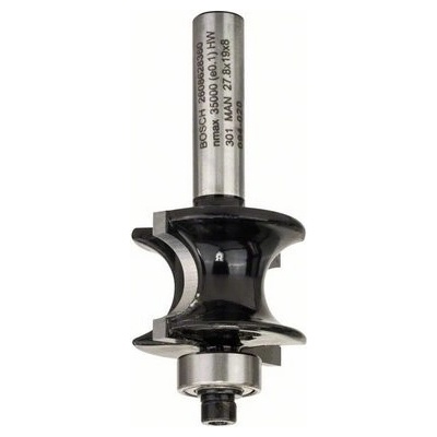 BOSCH Fréza na půlkruhový profil 8 mm, r1 6 mm, l 19 mm, g 63 mm