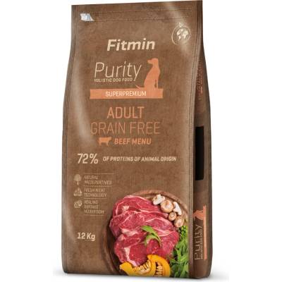 Dibaq Fitmin Purity Adult Beef Grain Free храна за кучета 12 kg