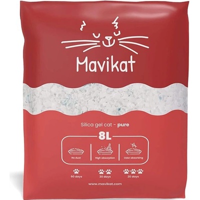 Mavikat Podstielka pre mačku Pure 8 l