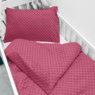 Biante Minky TOP 3D MKP-057 Ostružinové 90 x 120 cm 40 x 60 cm