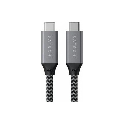 SATECHI USB-C / USB-C 100W, 40Gbps, 25cm space gray