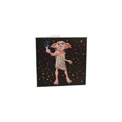 Crystal Art pohlednice Dobby 18 × 18 cm
