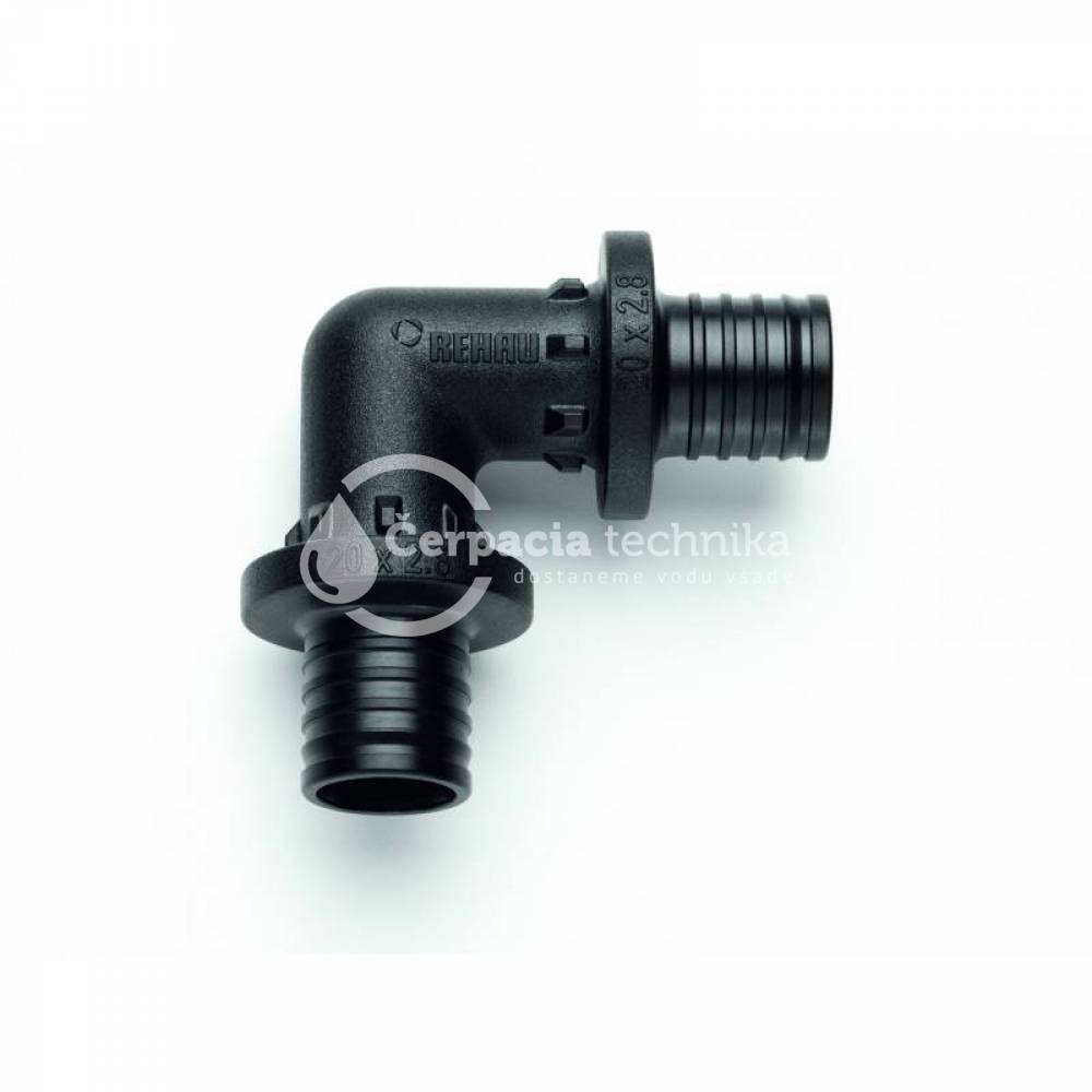 Coude PVC Rehau Rautitan Px 20mm Angle 90° - 11600221001, Fabrication Allemande