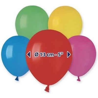 Gemar #080 Balónek 13 cm 5 barevný mix