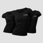 GymBeam Дамски тениски 3Pack Black M - 3pack