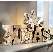 Xmas Weltbild LED dřevěný nápis 794961