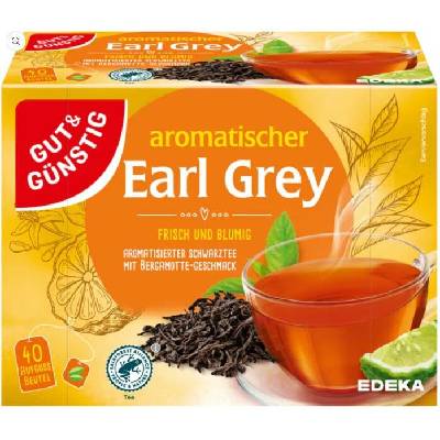 G&G Earl Grey černý čaj s příchutí bergamotu 40 sáčků 70 g