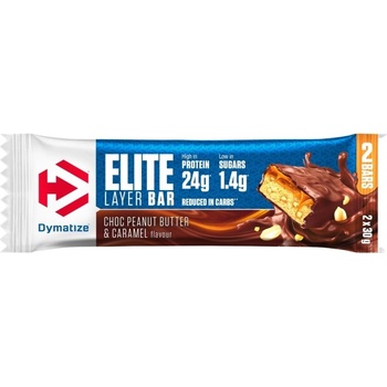 Dymatize Elite Layer Bar [60 грама] Шоколад с фъстъчено масло и карамел