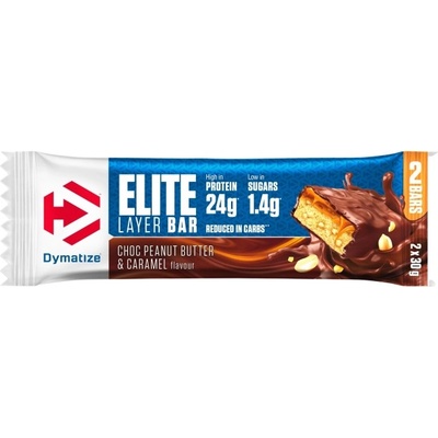 Dymatize Elite Layer Bar [60 грама] Шоколад с фъстъчено масло и карамел