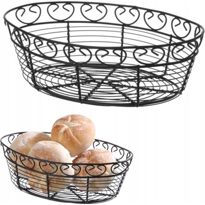 Drátěný košík Deco oválný, HENDI, 255x160x(H)80mm
