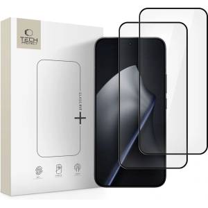 Tech-Protect 2 x Стъклен протектор за дисплей на Xiaomi 15T / 15T Pro от Tech-Protect Glass Fit+ - Black (5906302334667)