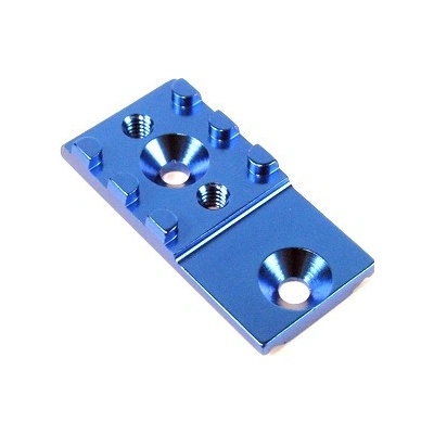 PN Racing PNR2.5W Chassis Alloy RM MM T-Bar Mount Blue