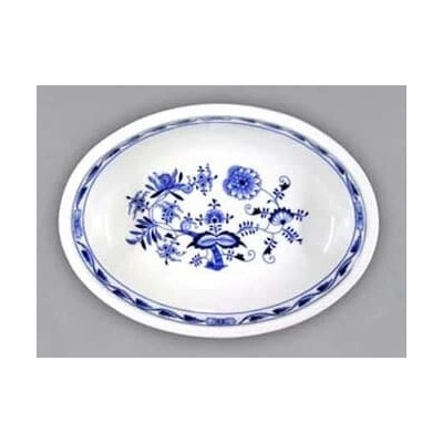 Cibulák originál cibuľový porcelán Misa zapekacia oválna 32,5 cm