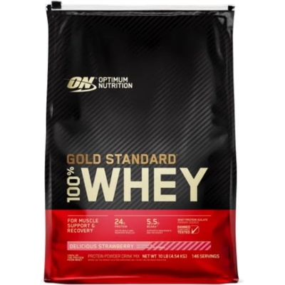 Optimum Nutrition Gold Standard 100% Whey, ягода, 4.54 kg, Optimum Nutrition