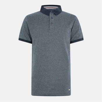 Image 1 of Threadbare Блуза с яка Threadbare Men's Short-Sleeve Polo Shirt - Navy