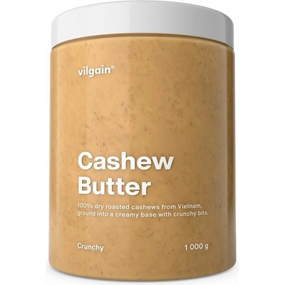 Vilgain 100% Kešu maslo chrumkavé 1 kg