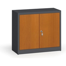 Alfa 3 Zvárané skrine s lamino dverami, 800 x 920 x 400 mm, RAL 7016/čerešňa