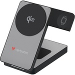 Verbatim Външна батерия Verbatim Foldable 3-in-1 Qi2 Magnetic Wireless Power Bank 10000 mAh Grey (32295) - computermarket