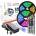 Комплект 10 м RGB LED лента SMD5050 30 LED/m IP20+IR контролер 44 key+адаптер 6A (1139)