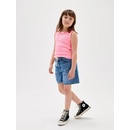 Gap detské džínsové šortky Mid Rise drawstring Modrá