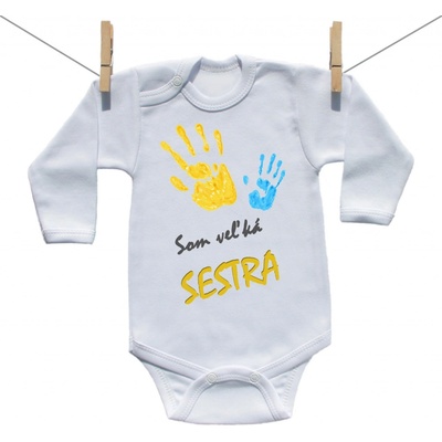 Body s dlhým rukávom Som veľká sestra