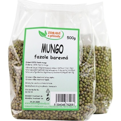Zdraví z přírody Fazuľa mungo 250 g