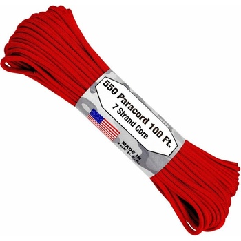 ARM 550 PARACORD 100' Red