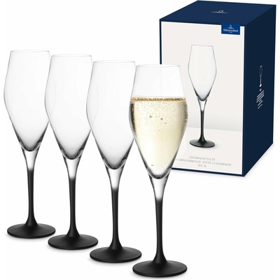 Villeroy & Boch poháre na šampanské Manufacture Rock 4 x 270 ml