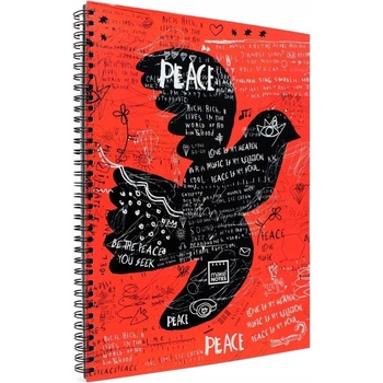 Make Notes Sešit A4 s mřížkou