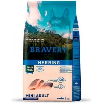 Image 1 of Bravery Herring Mini Breeds Adult Dog - Пълноценна храна за израснали кучета от дребни и мини породи с херинга 7 кг