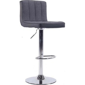 Kondela Hilda šedá + černá + chrom