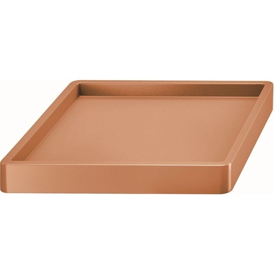 Prosperplast Pojízdná podložka MOBILE SAUCER SQUARE terakota 29,2 cm