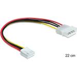 Delock Molex Power 4pin - Floppy Power захранващ кабел 0.3m 83184 (83184)