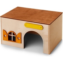 JK ANIMALS domek Kvádr drevený domček pre morčatá 23 x 15 x 13 cm