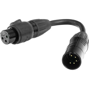 Accu-Cable 5-pin M to 3-pin FM IP65 Директен - Директен Кабел DMX осветление (1621000161)