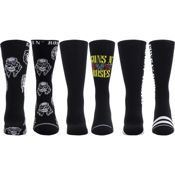 Perri´s socks Чорапи (комплект от 3 чифта) guns n' roses - volume crew - black - perri´s socks - gra370-001-o