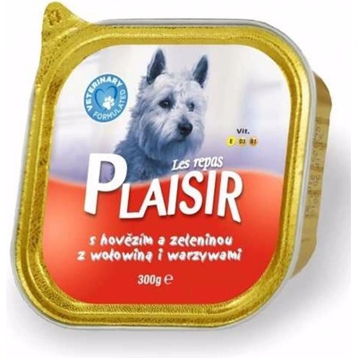 Plaisir Adult Dog hovězí zelenina 300 g