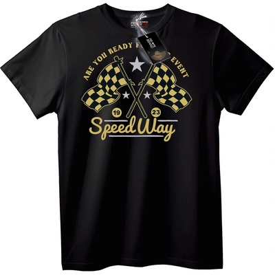 NOONEBRAND Тениска Състезателен Път 1923 - S, Black