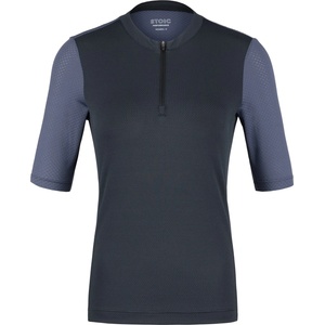 Stoic Дамска фланелка с къс ръкав за колоездене Stoic Women's LofsdalenSt. Bike Jersey Cycling jersey - Black / Midnight Grey (156-2649-0113)